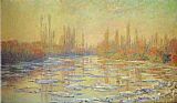 Claude Monet Famous Paintings - Ice Thawing on the Seine